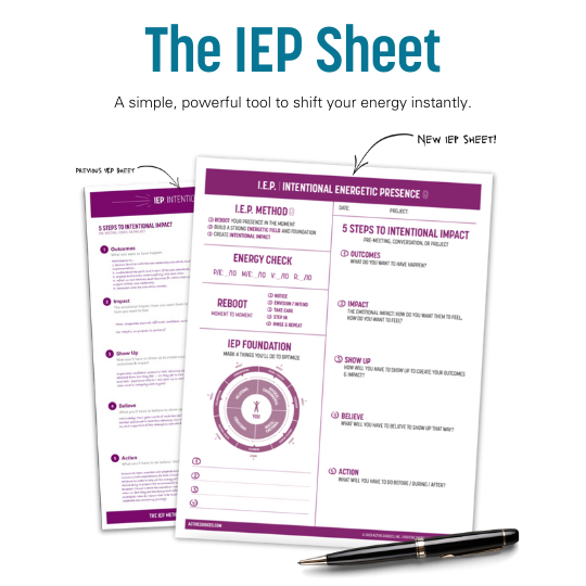 The IEP Sheet